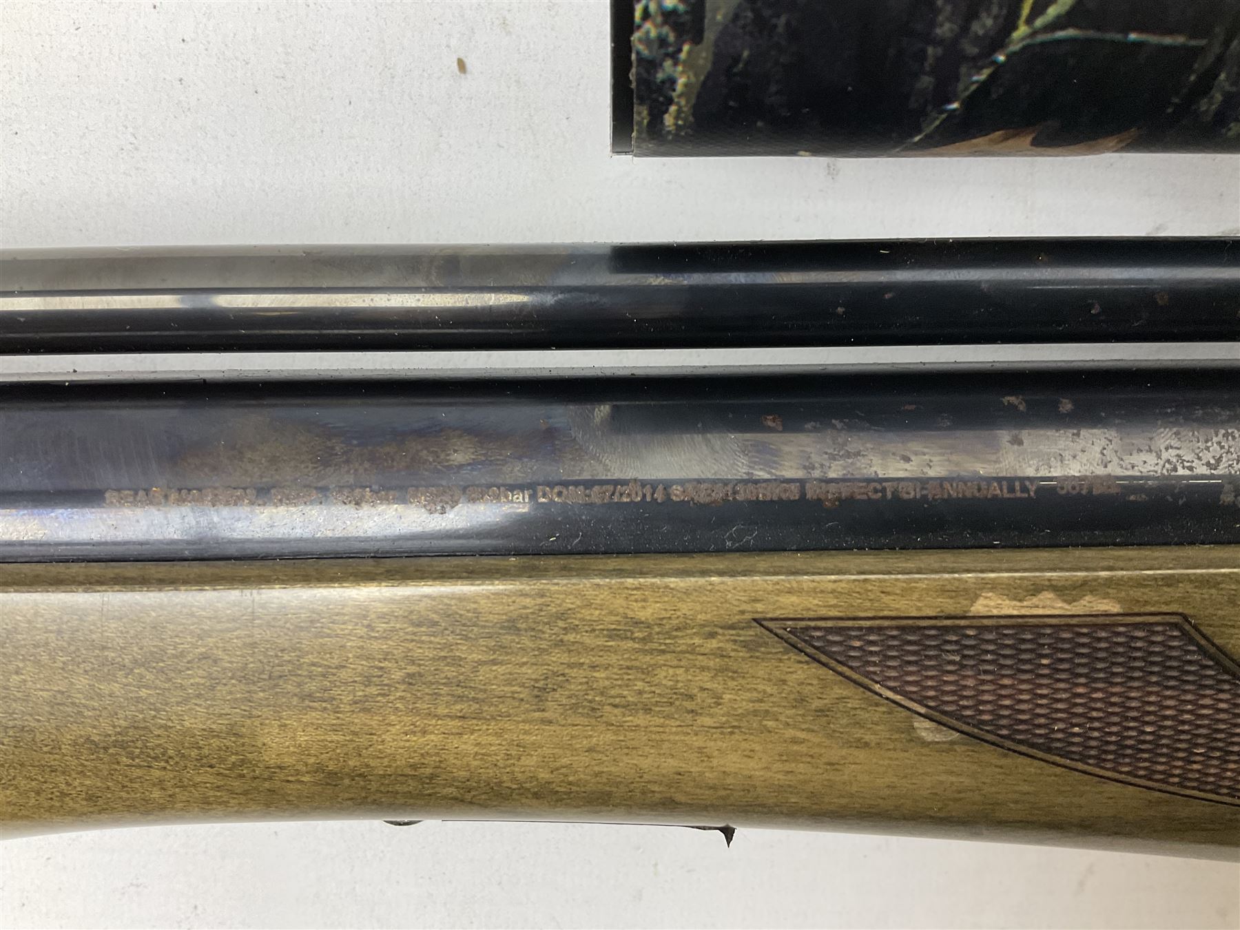 Air Arms S400F Carbine bolt-action .22 multishot air rifle, pump-up action, adjustable trigger, fitted with sound moderator and Nikko Stirling Mountmaster 3-9 x 50 telescopic sight, complete with stirrup type pump, pressure gauge etc, serial no.135456, L106cm; in gun sling