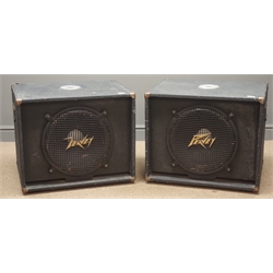  Pair of Peavey Bass Flex speakers, Serial Number 8E-03478560, W63cm, H53cm, D49cm  