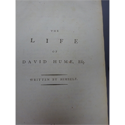  Hume, David: The History of England from the Invasion of Jullius Ceasar to the Revolution in 1688, new ed. pub 1789, vols 1 & 2-8, Smollett T: The Continuation of Mr Hume's History, new ed. pub 1790, vols 1 & 2. Adolphus, John: History of England from the Accession of George lll to the Conclusion of Peace in 1783, 2nd ed. pub 1805 vols 1,2 & 3, all calf 12vols    