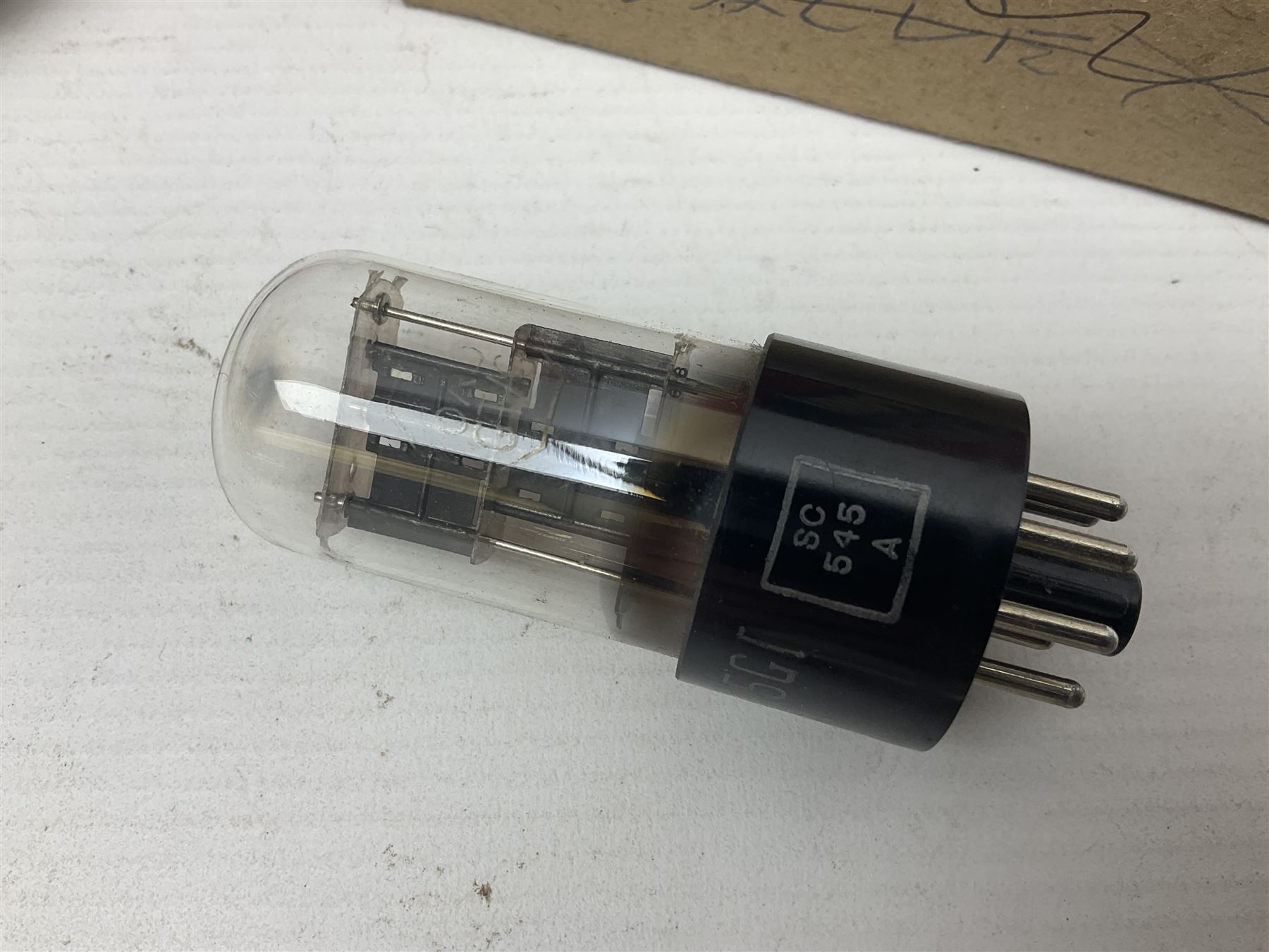 Four Marconi thermionic radio valves/vacuum tubes, comprising MX40, MU14, KTW63 and KT32, boxed, together with three others, to include Ferranti 6K7G valve, boxed, National Union JAN-CNU-6X5G1 and Westing House VU71 I)E/11529 (7)