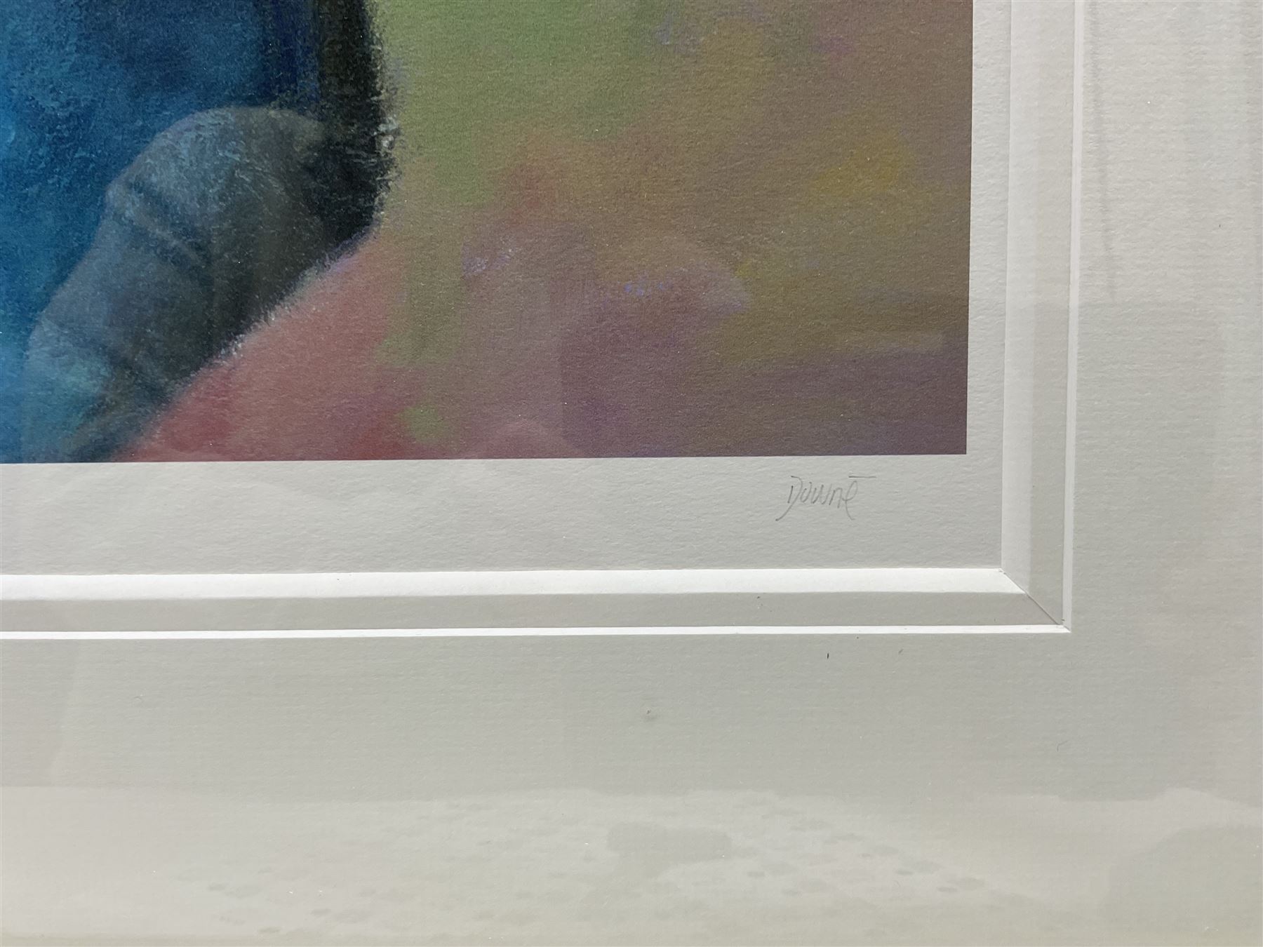 Downe Burns (American Contemporary): 'Colourworld II', limited edition print signed titled and numbered 45/195 in pencil, 46cm x 77cm 