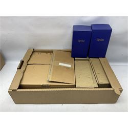 Seven Spode Chelsea figures, comprising no.1, no.2, no.3, no.4, no.6 and two further smaller examples, together with a Dresden figure of a gentleman, no. K10003, and a Delft style figure of a boy, some with boxes, tallest H23cm (9)