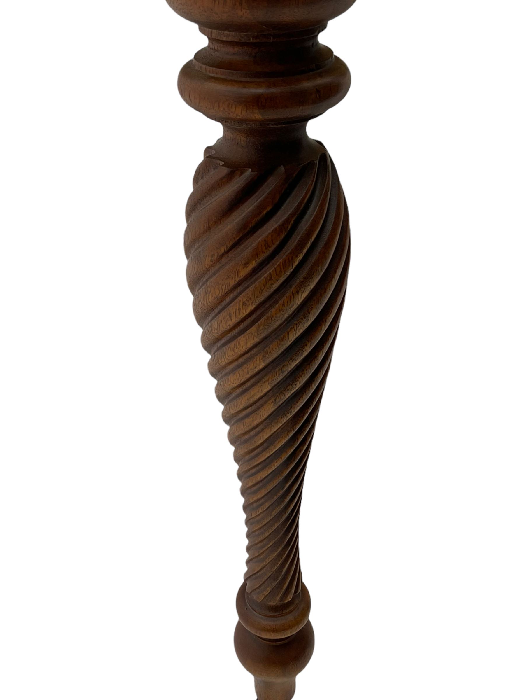 Lexington - Classical design walnut extending dining table, with two leaves; and ten chairs with upholstered seats