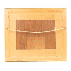 Henry Barlow Carter (British 1803-1867): 'Scarborough' and 'Bridlington', pair watercolours, signed and titled on original John Linn & Sons labels verso 11cm x 16cm in the original gilt frames