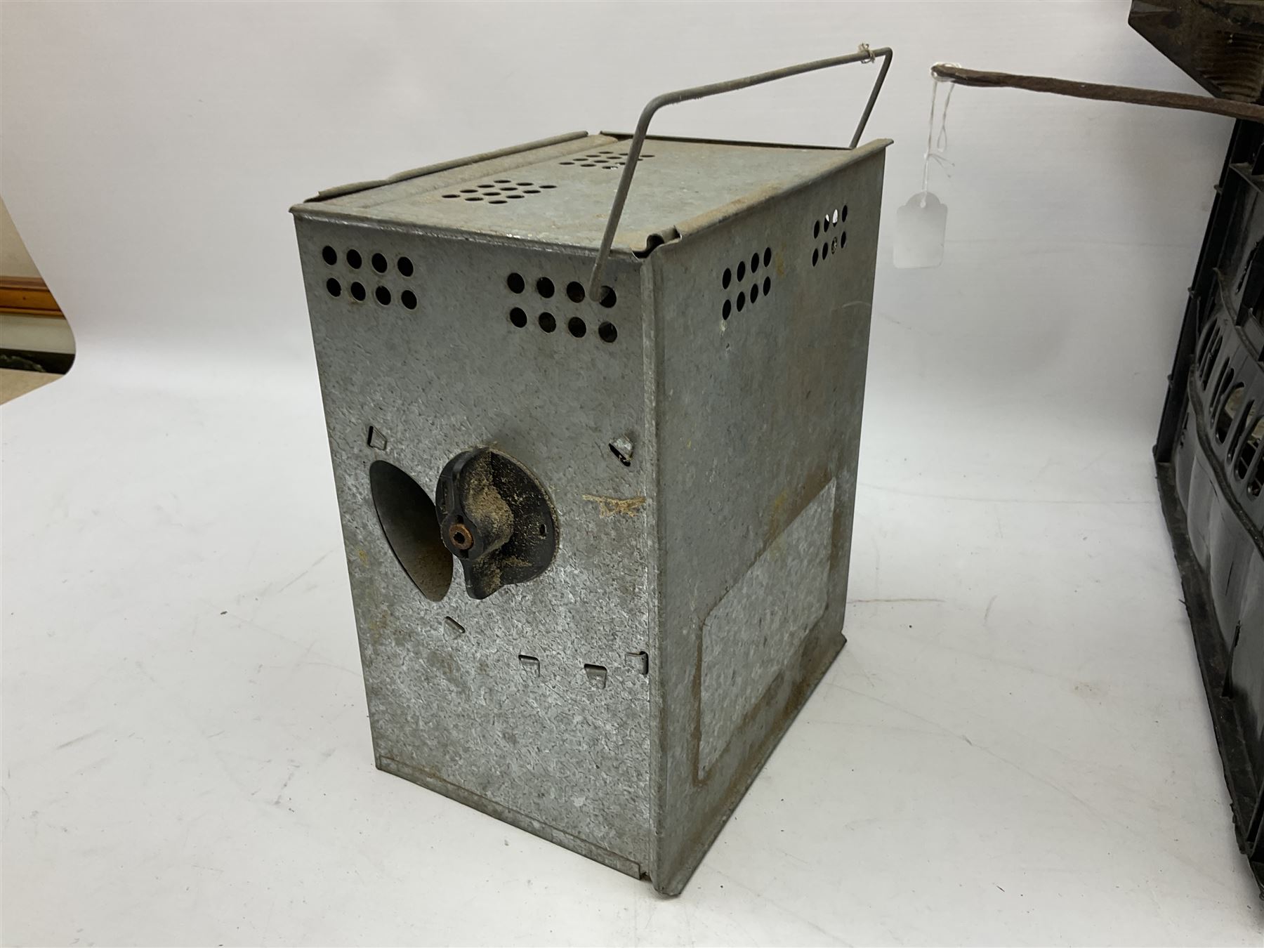 Quantity of animal traps including, gin traps, eel spears, Young's sparrow trap etc, Auctioneer's Note: These traps are sold as artefacts for ornamental purposes only as the use of some of them may be illegal