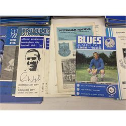 1931 F.A. Cup Final Birmingham City printed silk handkerchief, quantity of Birmingham City football programmes, and Tufty Club silk handkerchief