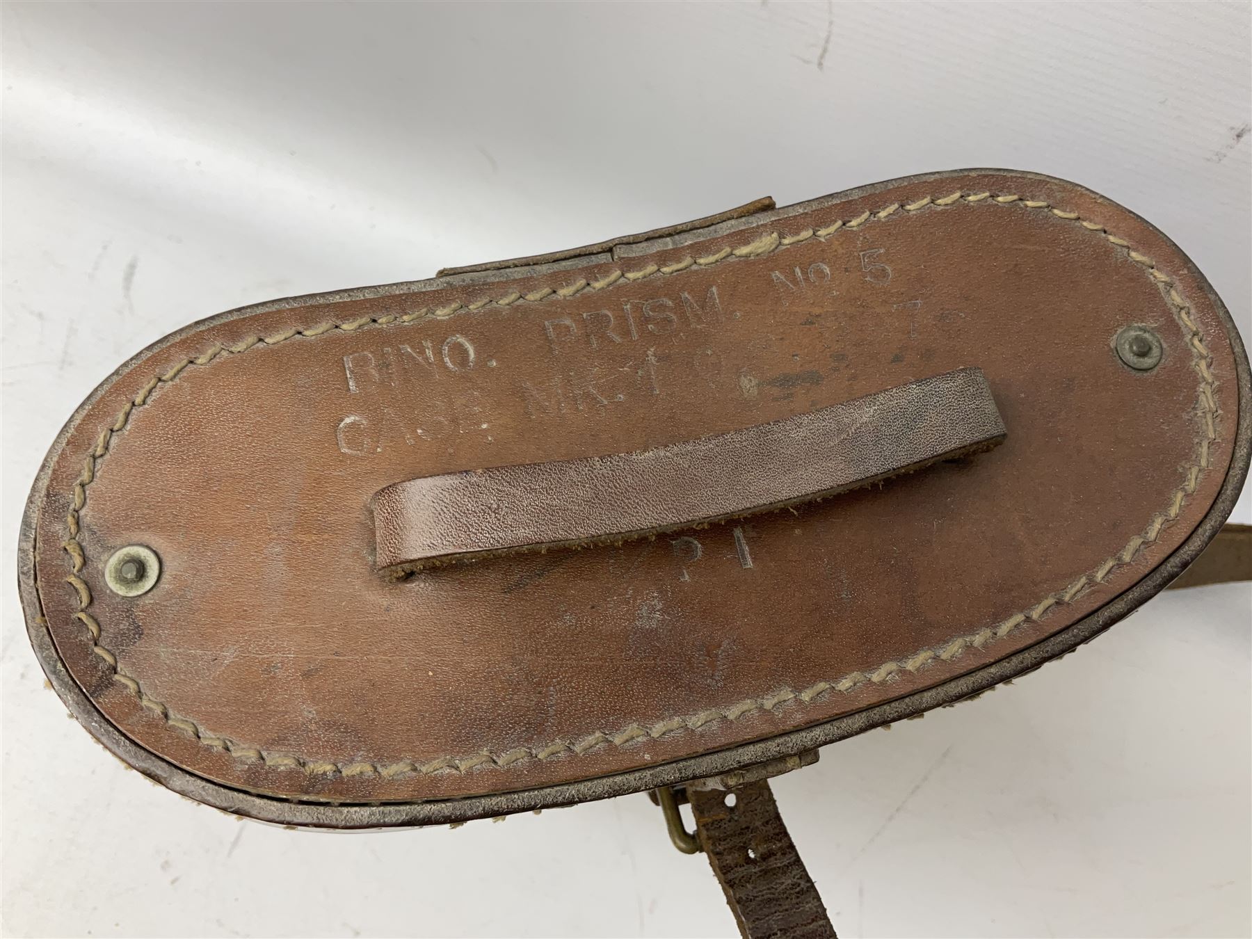 Pair of Bausch & Lomb U.S.A. 30mm binoculars and a pair of WWII period Bino Prism No.5 MKV 7X binoculars dated 1944 (2)