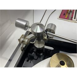 1970s Transcriptor Saturn turntable with paperwork including original receipt dated June 1973 and some accessories