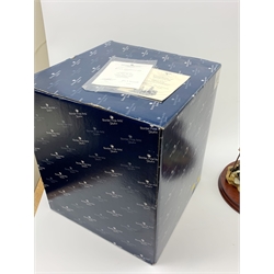 Two limited edition Border Fine Arts figure groups, comprising Out with the Dogs, model no A2647 by Craig Harding, 534/1250, on wooden base, figure H25cm, with accompanying certificate and box, and Thirsty Work, model no B0740 by Craig Harding, 615/1250, on wooden base, figure H21cm, with accompanying certificate. 