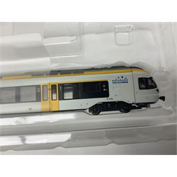 Bachmann Liliput 'N' gauge - two Regionaltriebwagen FLIRT four-car trains for Eurobahn and Seehas; both boxed (2)