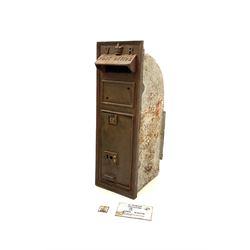 Victorian VR cast iron post office post box  - THIS LOT IS TO BE COLLECTED BY APPOINTMENT FROM DUGGLEBY STORAGE, GREAT HILL, EASTFIELD, SCARBOROUGH, YO11 3TX