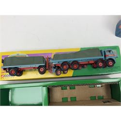 Eight Corgi die-cast models - four limited edition Vintage Glory of Steam Nos.80002, 80005, 80201 & 80205; all boxed with certificates; Classics Showman's Range No.27602; Dibnah's Choice No.CC20202; Road Transport heritage No.CC13306; and Premium limited edition Brewery No.11801; all boxed (8)