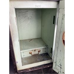 Lumby Son & Wood Victorian cast iron safe, with key and internal drawer with key - THIS LOT IS TO BE COLLECTED BY APPOINTMENT FROM DUGGLEBY STORAGE, GREAT HILL, EASTFIELD, SCARBOROUGH, YO11 3TX