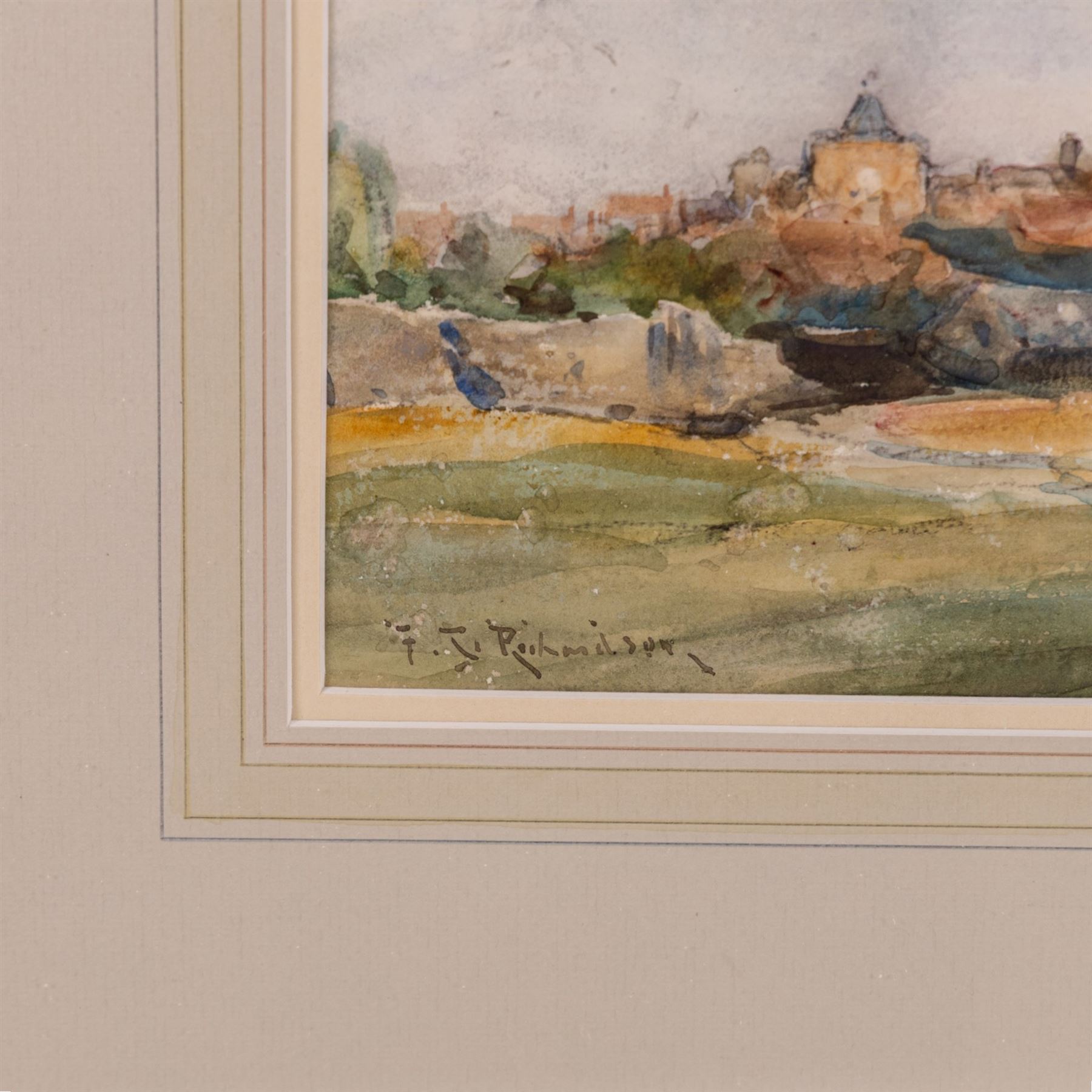 Frederic Stuart Richardson (Staithes Group 1855-1934):  'A Windmill at Rye', watercolour signed 20cm x 27cm 
Provenance: private collection purchased David Duggleby 18th June 2021, Lot 41; with Savage Fine Art Northampton, label verso