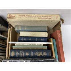 Antique reference works and other books, to include Staffordshire Portrait figures, French Furniture, Uncommon Antiques and Oddities, English Chairs etc, in four boxes  