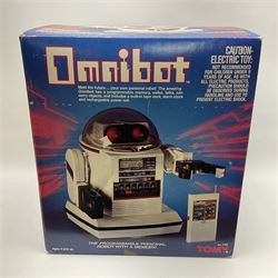 Tomy 'Omnibot' remote control toy robot, in the original box with instruction manual, untested