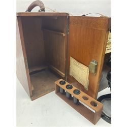 Three W. Watson & Sons microscopes, comprising Barnet binocular no 125253, Kima no 123196 and Service no 44858, all boxed 