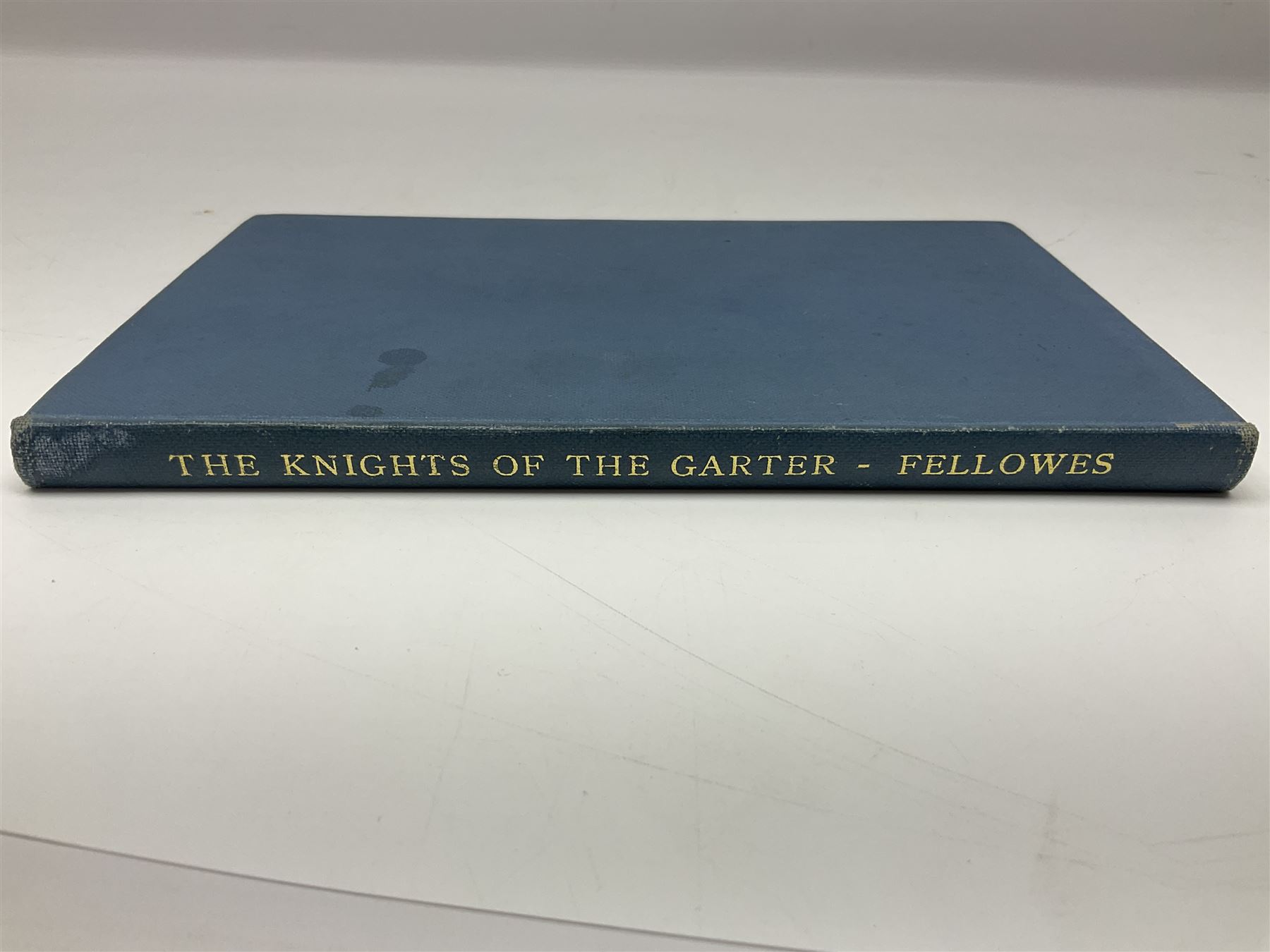 George VI Knight of the Garter cloth beret insignia with pin back and photograph of the Knight's Robes; Edmund Fellowes book on The Knights of the Garter 1348-1939; together with EIIR civilian OBE certificate to Jeffery Stanford Agate with facsimile signatures of Elizabeth II and Prince Philip