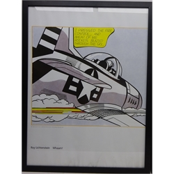  After Roy Lichtenstein (American 1923-1997): 'Whaam' and Blam', three contemporary colour prints  two pub 2003 by Tate Publishing 79cm x 59cm (3)  