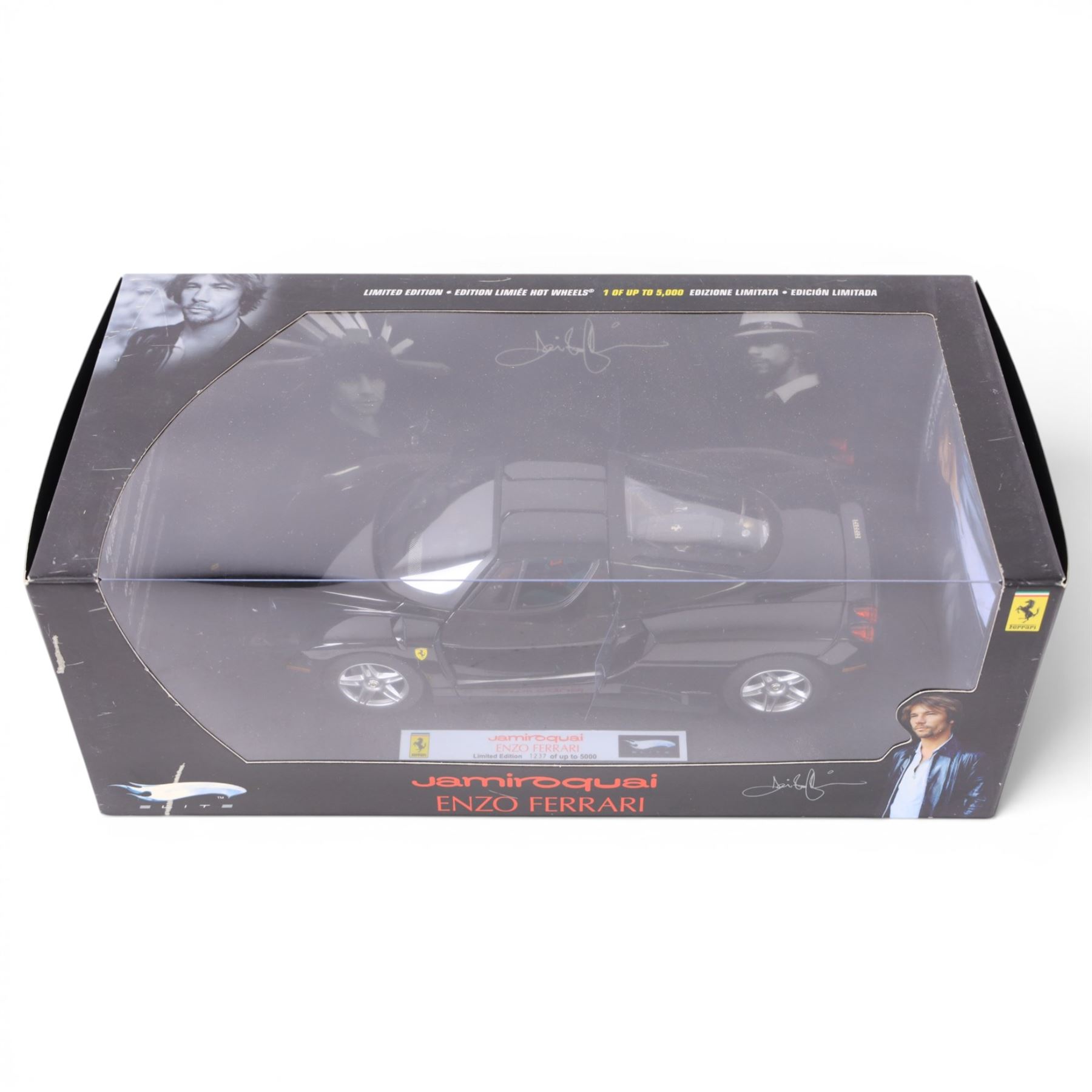 Limited edition Hot Wheels 2010 Jamiroquai Enzo Ferrari, boxed