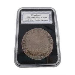 Elizabeth I (1558-1603) silver crown coi