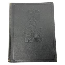 Hitler Adolf: Mein Kampf. Unexpurgated edition published by Hutchinson & Co with English text and illustrations.