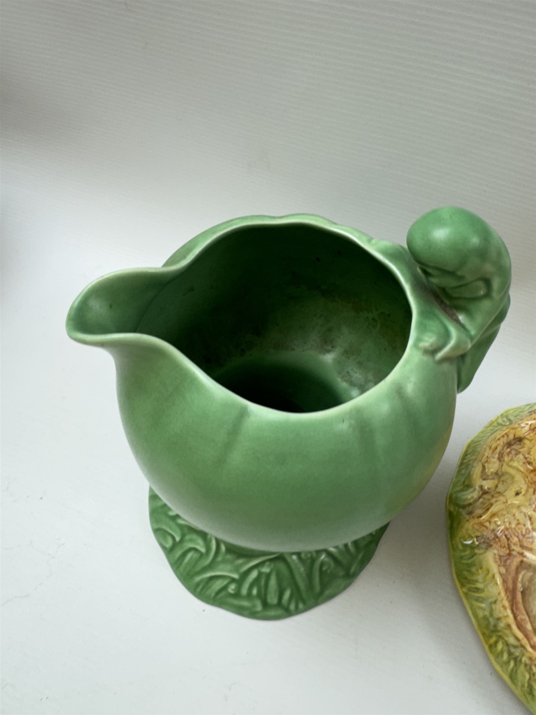 Collection of Sylvac, including posy vase, jug and dog figure, together with a Hornsea Fauna jug