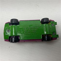 Matchbox 1-75 Series 'Superfast' ex-shop stock - eight models comprising 22d Freeman Intercity Commuter, 23e Volkswagen Camper, 29d Racing Mini, 30d Beach Buggy, 32d Maserati Bora, 34d Formula 1 Racing Car, 36d Hot Rod Draguar and 40d Vauxhall Gildsman 1; all boxed; and an unboxed 31d Volksdragon (9)