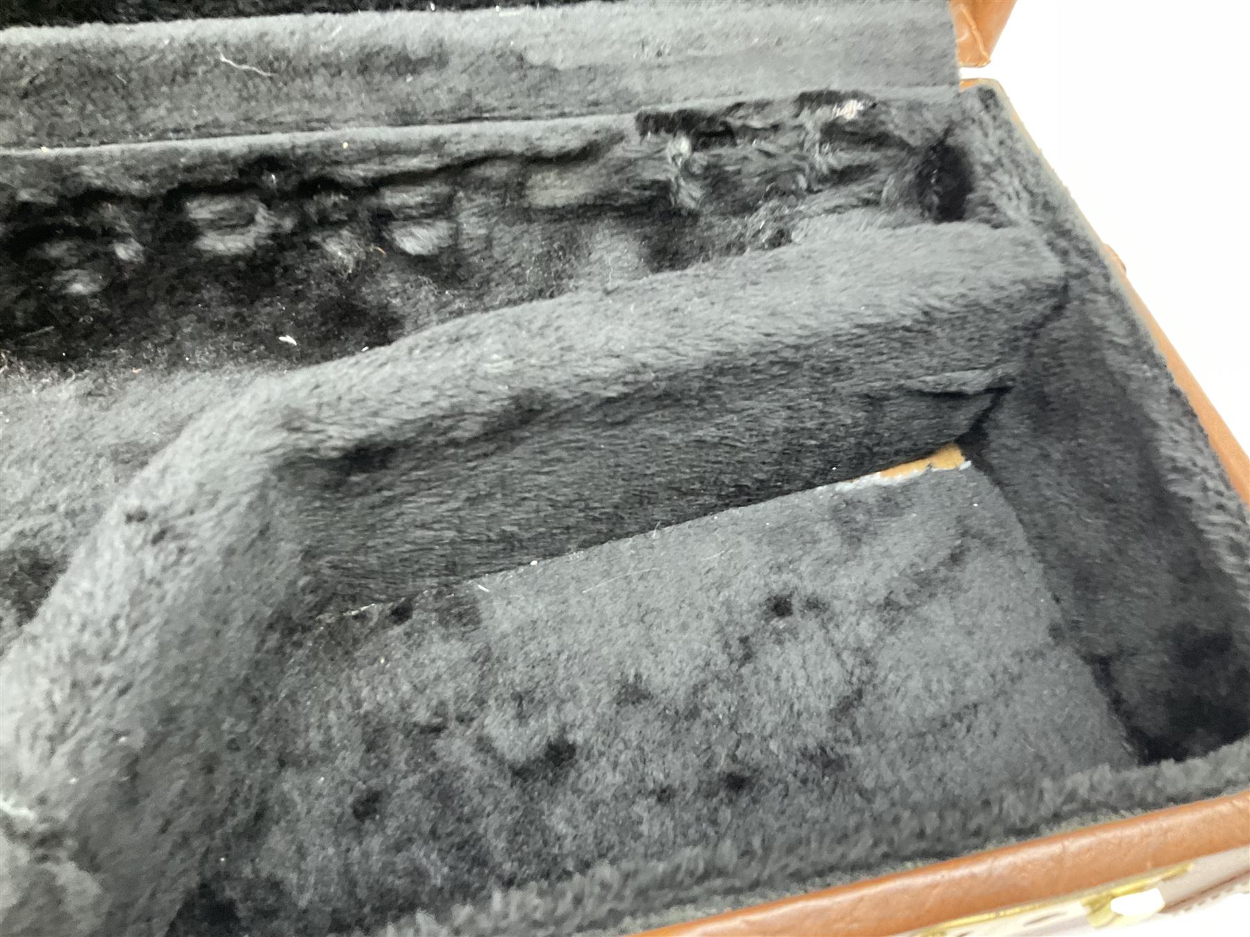 Trevor J. James & Co. 'The Horn' brass alto saxophone, serial no.T04498, H68cm in fitted carrying case