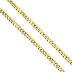 18ct gold ingot pendant necklace, Sheffield 2000