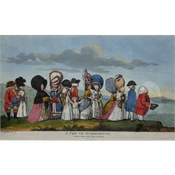 James Bretherton (British act.1750-1799): 'A Trip to Scarborough', etching with hand colouring pub. 1783, 22cm x 41cm
