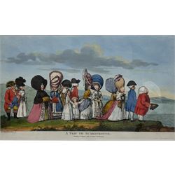 James Bretherton (British act.1750-1799): 'A Trip to Scarborough', etching with hand colouring pub. 1783, 22cm x 41cm

