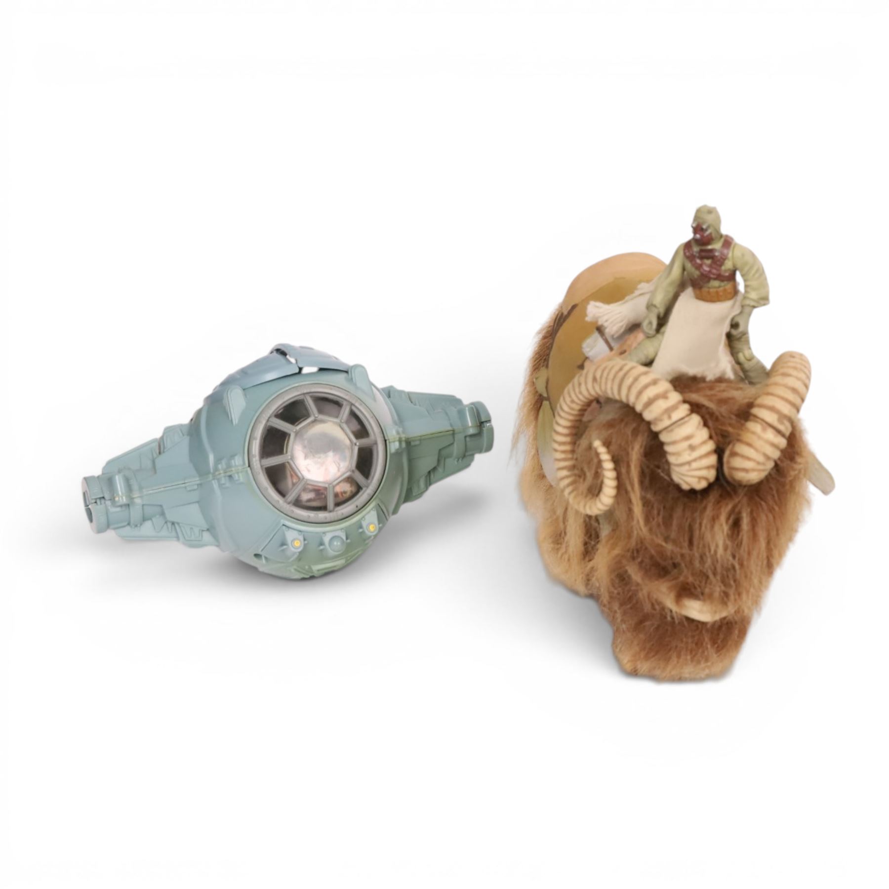 Kenner Star Wars The Power of the Force playsets, including Dewback and Sandtrooper, Rebel Snowspeeder, Darth Vader's Tie Fighter, Bantha and Tusken Raider, Speeder Bike with Luke Skywalker, X-Wing Fighter =, Tie Fighter and Millennium Falcon, all with boxes