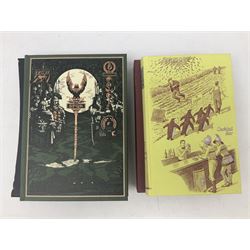 Folio Society; twenty nine volumes, to include Gulliver's Travels, Miss Marple Stories, The Eagle of the Ninth, The Folio Book of Humorous Anecdotes, The Source of the Nile etc 