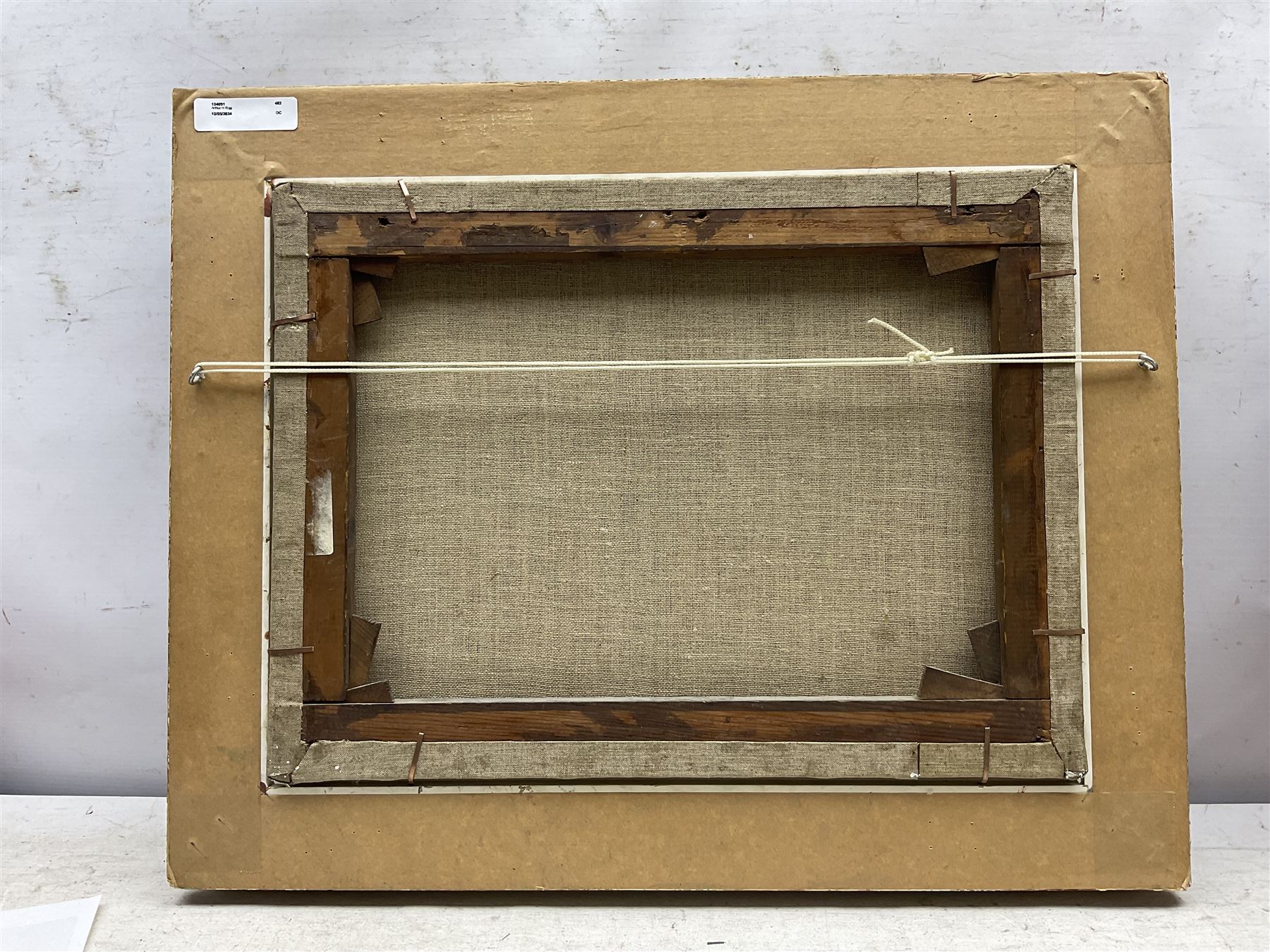 Arthur H Rigg (British exh.1882-1906): Woodland Stream, oil on canvas signed 29cm x 39cm 