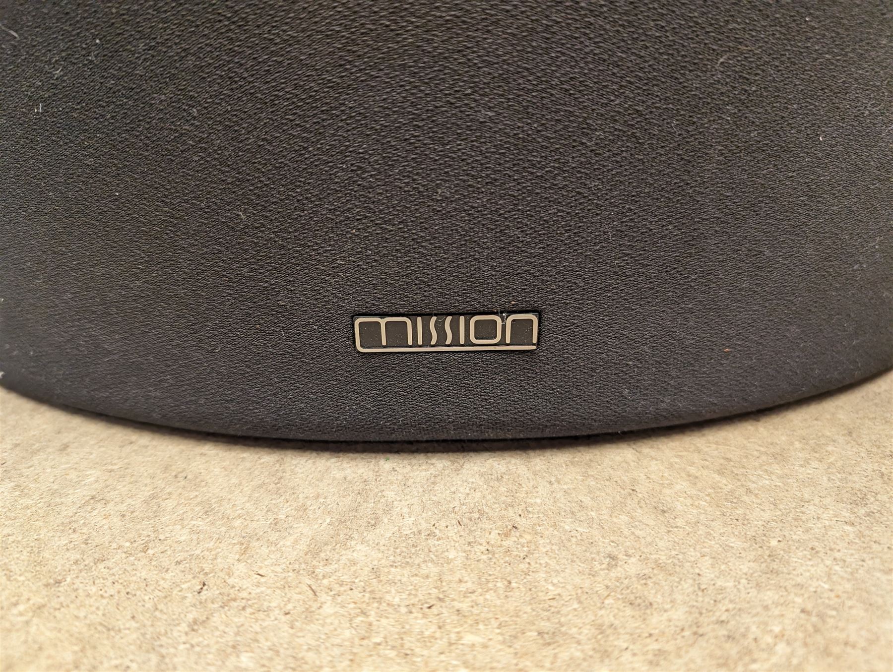 Pair of Mission M7dS speakers, H24cm