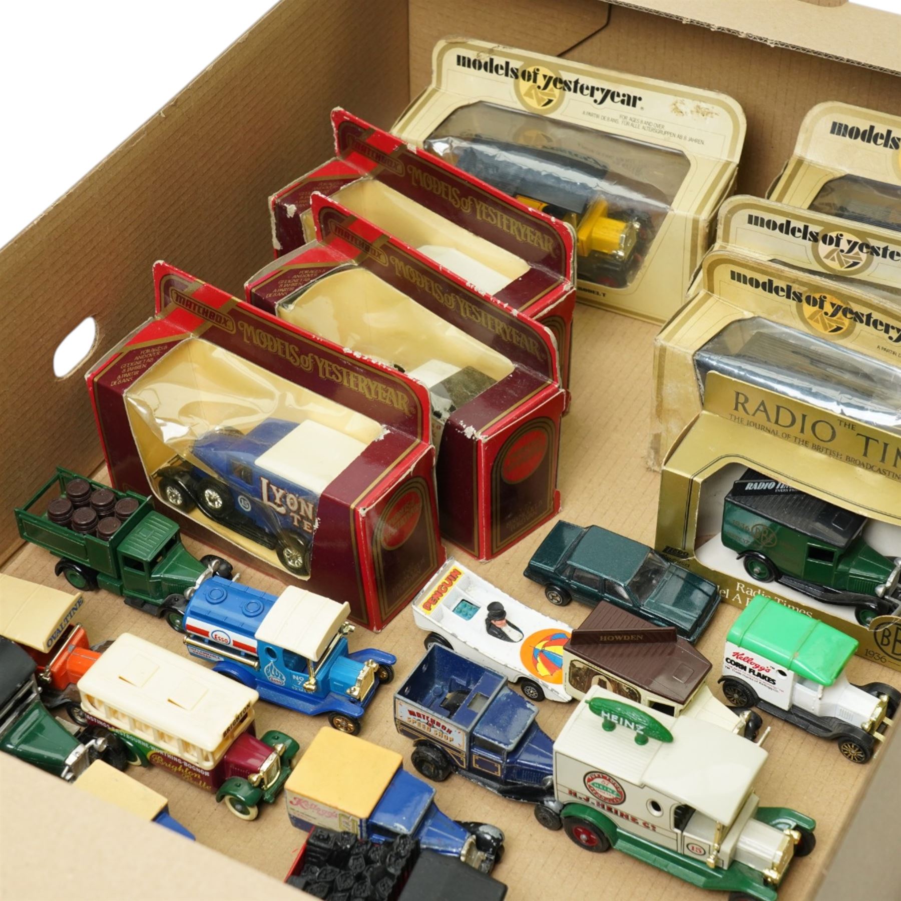 Die cast model vehicles including seven Models of Yesteryear, boxed and various others