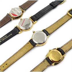  Three Raymond Weil wristwatches and a Pierre Cardin wristwatch   