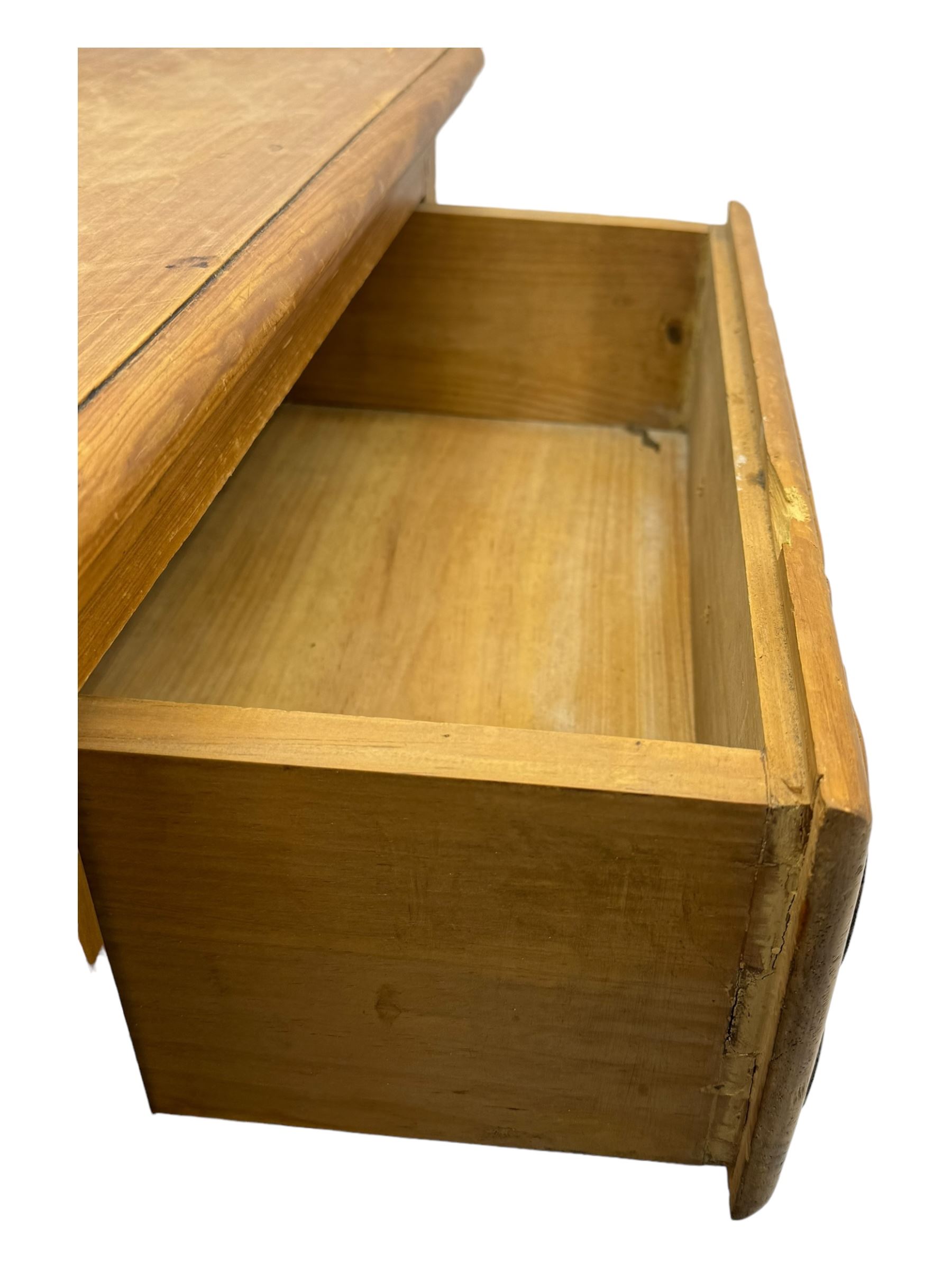 French design hardwood chest, rectangular top with moulded edge over two short and two long drawers with carved scrolling foliate decoration, flanked by carved acanthus leaf columns, on bracket supports