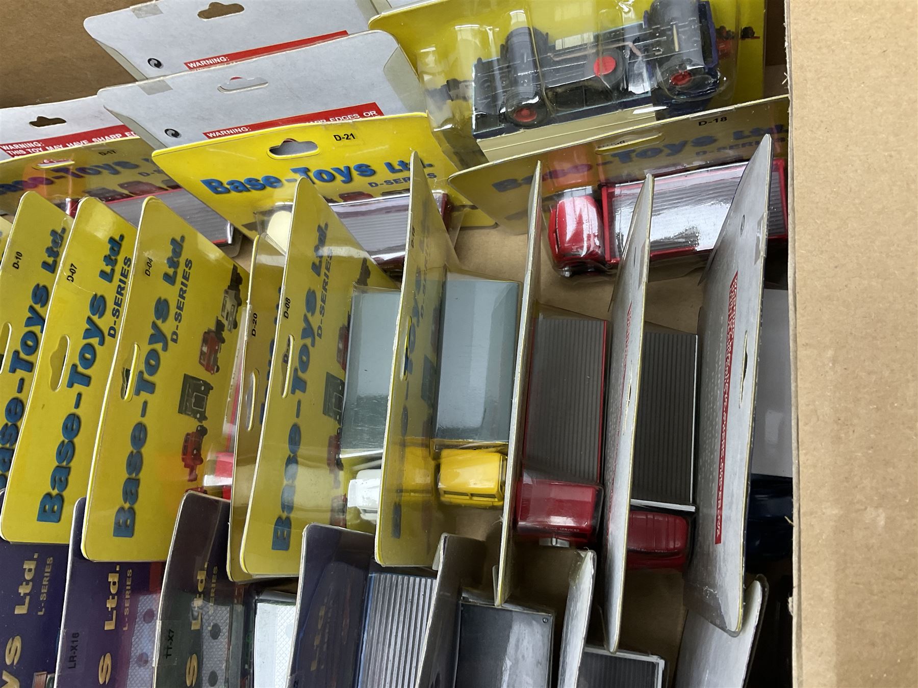 Collection of Base Toys 1:76 scale die-cast models comprising twenty-one D-Series and twenty L-Series, all in original packaging (41)