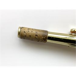 Trevor J. James & Co. 'The Horn' brass alto saxophone, serial no.T04498, H68cm in fitted carrying case