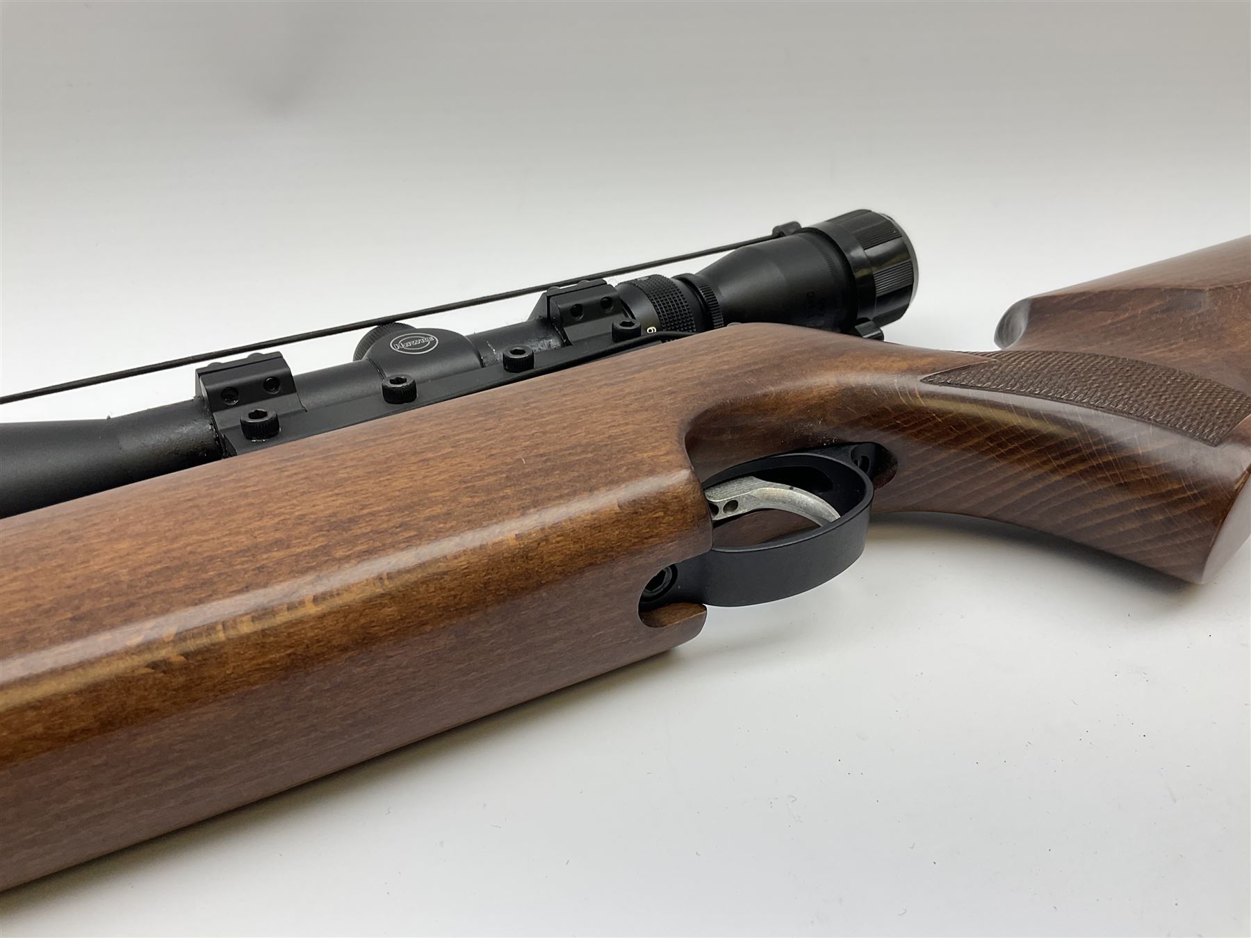 Air-Arms TX200 .22 underlever air rifle with Hawke telescopic sights, serial no.047630, L98.5cm overall