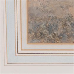 George Weatherill (British 1810-1890): 'The Esk Valley - Whitby', watercolour signed, titled on Walker Galleries label verso 13cm x 23cm