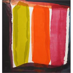 Gillian Ross Kelsey (British 1935-2025): 'XXL Three Kings', acrylic on canvas unsigned 165cm x 156cm