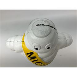 Cast iron Michelin man figure, H38cm