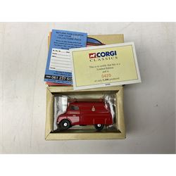 Nineteen boxed Corgi die-cast models sets, to include 50th Anniversary Battle of Britain, The Ruddles, The Bass, Ford- the general utility car, 150th Anniversary Penny Post, White Bread, Charrington etc