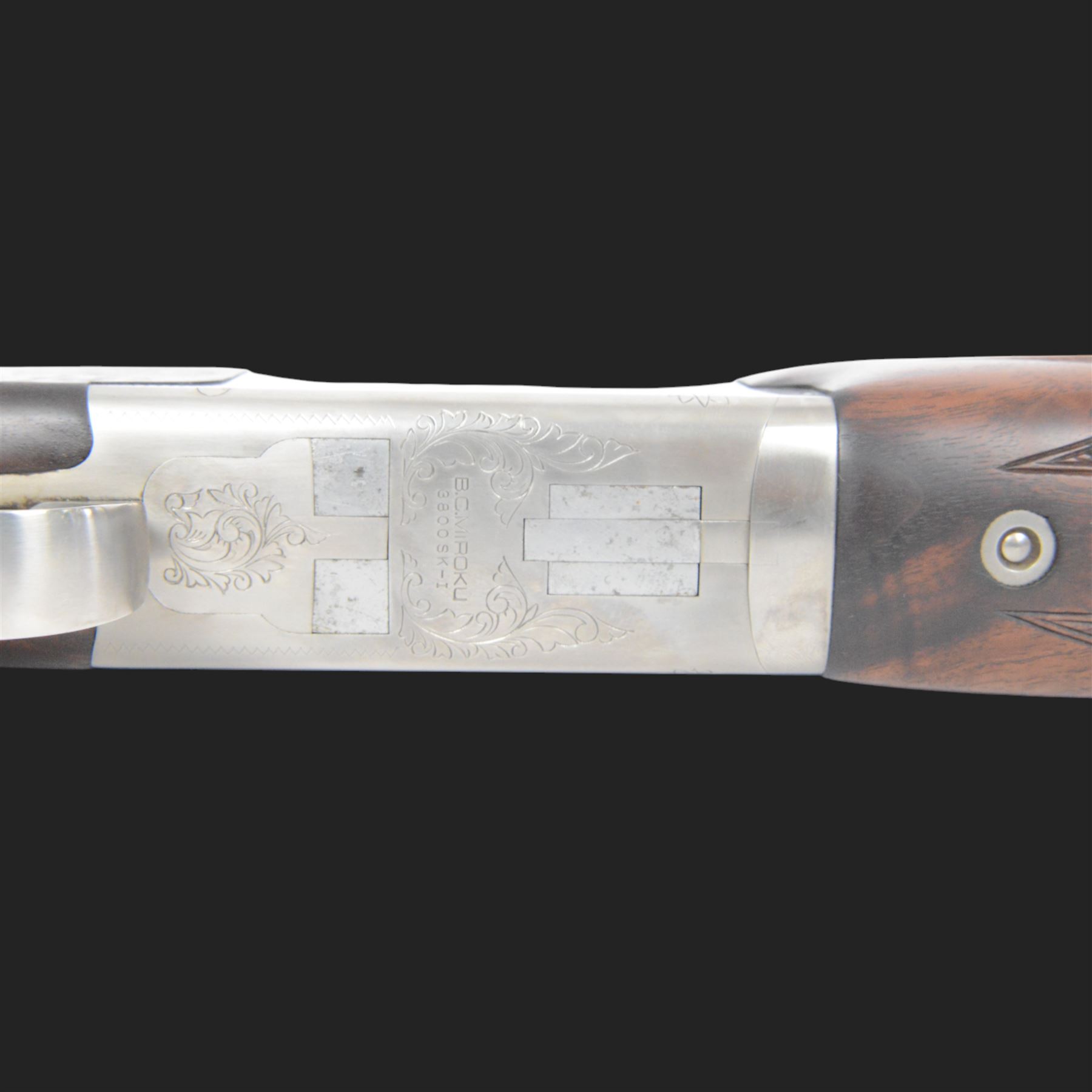 Miroku 3800SK-I 12 bore over and under ejector single trigger shotgun, with 71cm (28