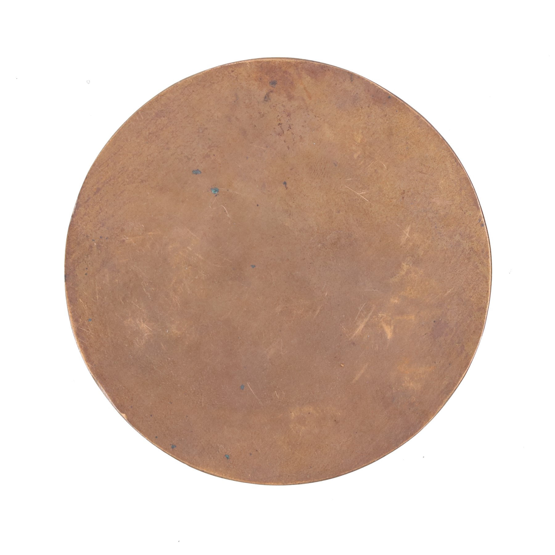 WWI bronze death plaque for Reginald George Clark, with card holder 