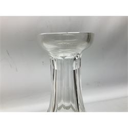 Waterford Crystal cut glass decanter in the Colleen pattern, together with a selection of Waterford Crystal Colleen pattern drinking glasses of various size and form, to include two sets of six