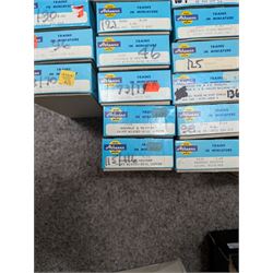 Large collection of HO scale Athearn kit built rolling stock, boxed